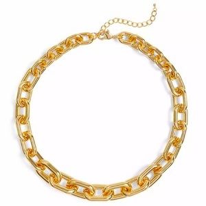 BOLD CHAIN COLLAR NECKLACE